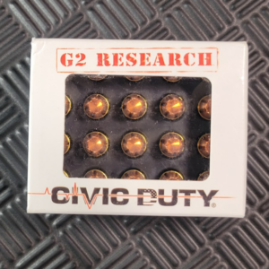 g2 research civic duty ammo 9mm luger